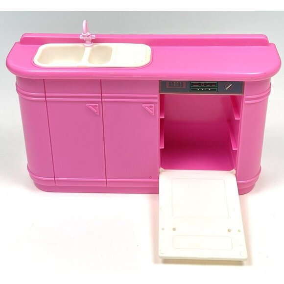 VTG 22pc Lot 1990s MATTEL Barbie Dream House Kitchen Set 8754 REPLACEMENT PIECES - Picture 6 of 9